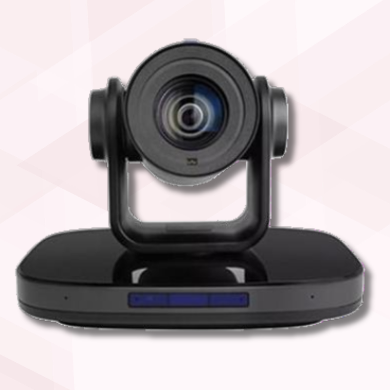 PenVC 1600VC Powerful 4K PTZ AI Tracking Video Conferencing Camera installed in modern boardroom