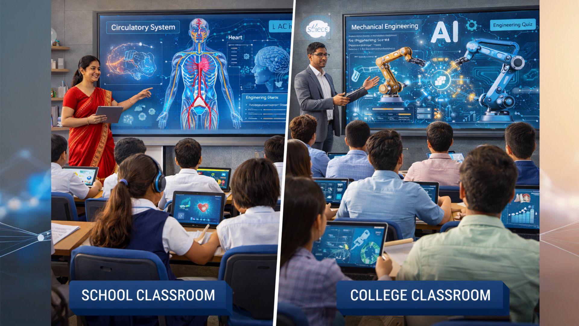 How AI Smart Classrooms Boost Learning Outcomes in Schools & Colleges